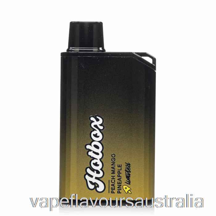 Vape Flavours Australia Puff Brands Hotbox 7500 Disposable Peach Mango Pineapple